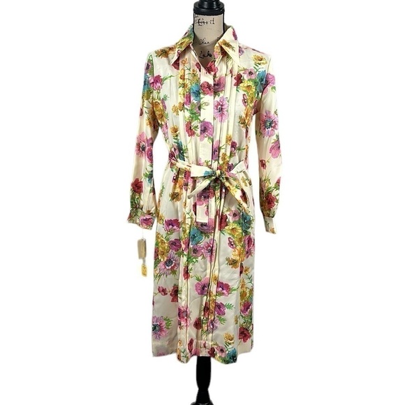 Vintage Dresses & Skirts - Vintage 60’s Spectator II Floral Shirt Dress Size 10(S)